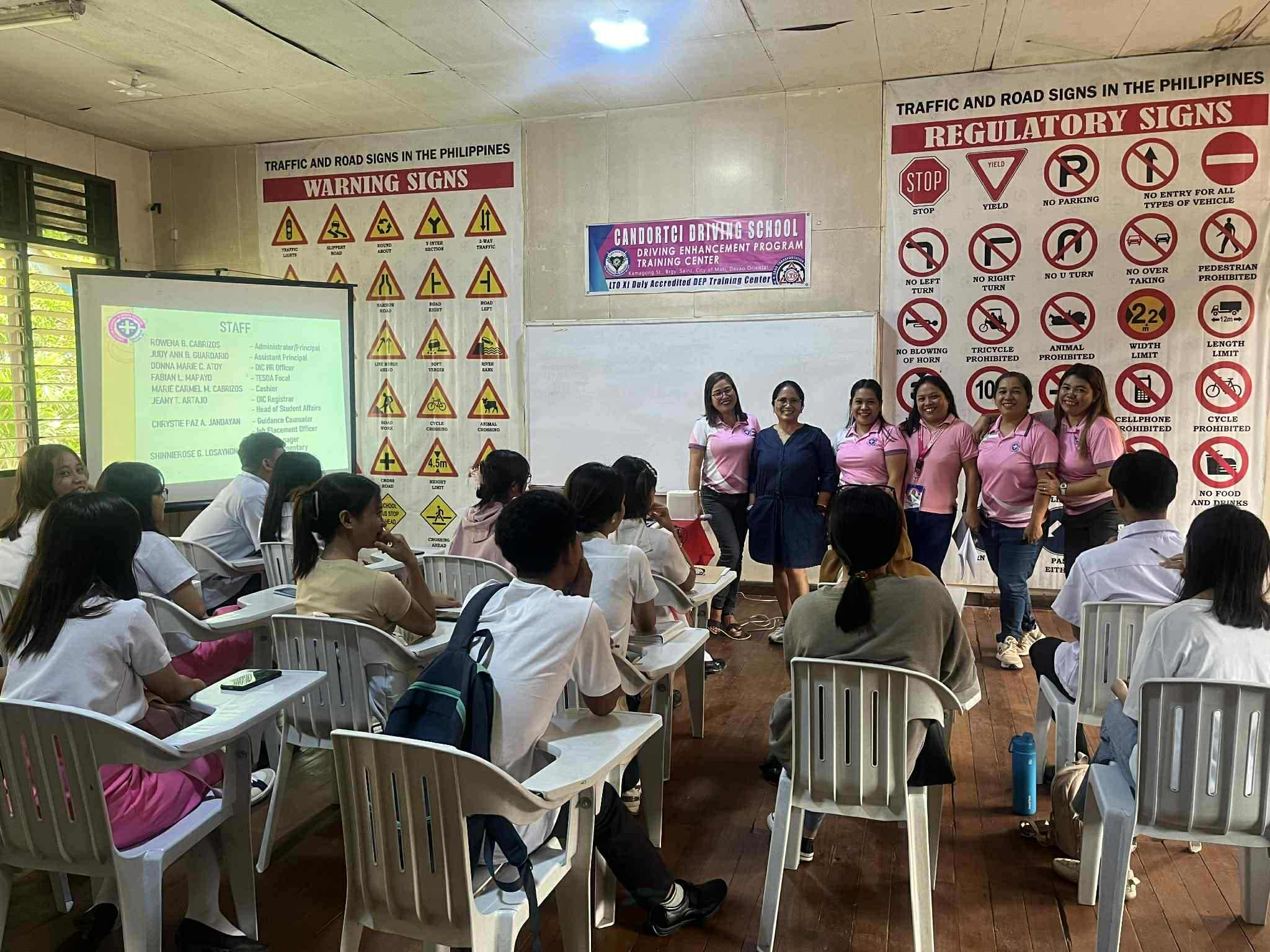 Students learning with technology